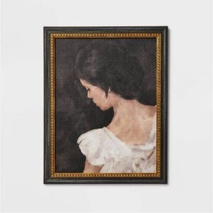 Studio McGee 11x14 Female Portrait Framed Wall Art Canvas.